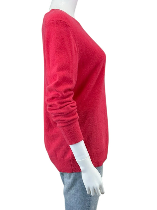 TAHARI Pink 100% Cashmere Sweater Size L