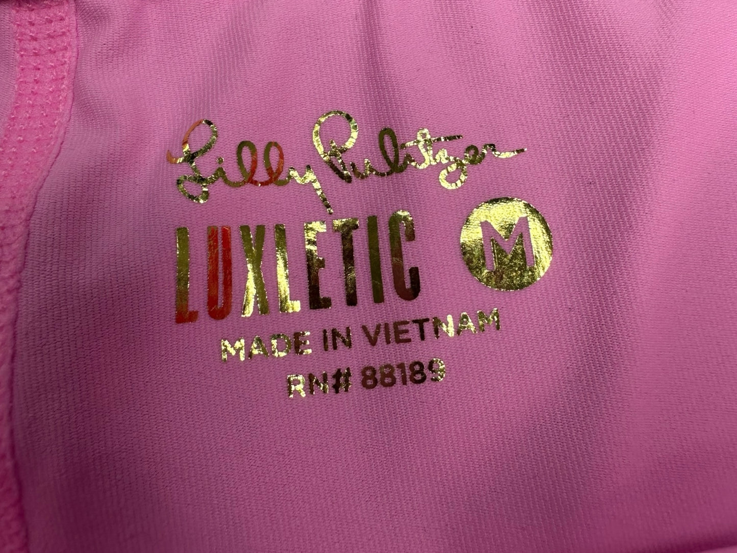 meryl X Lilly Pulitzer NWT Pink Active Shorts Size M