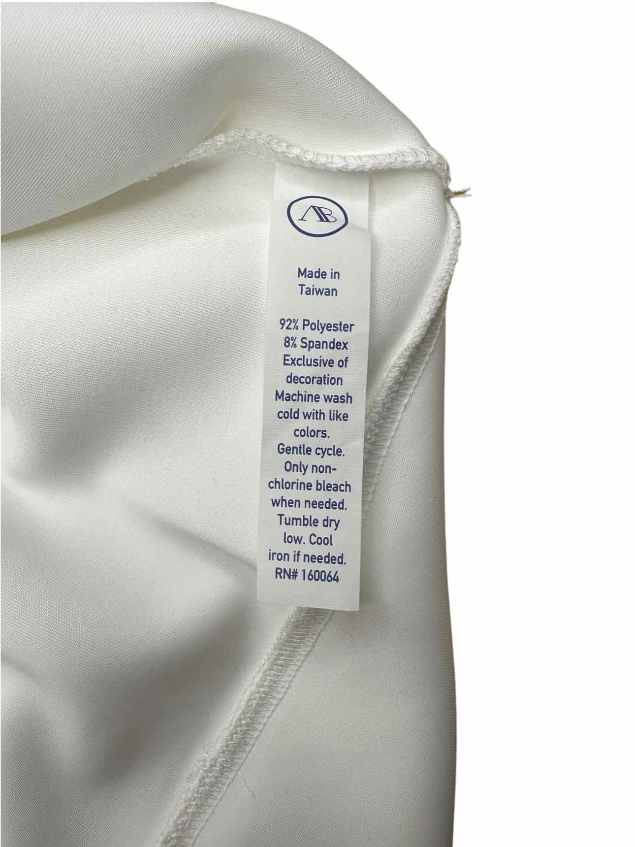 Addison Bay White Zip Up Pullover Size XS