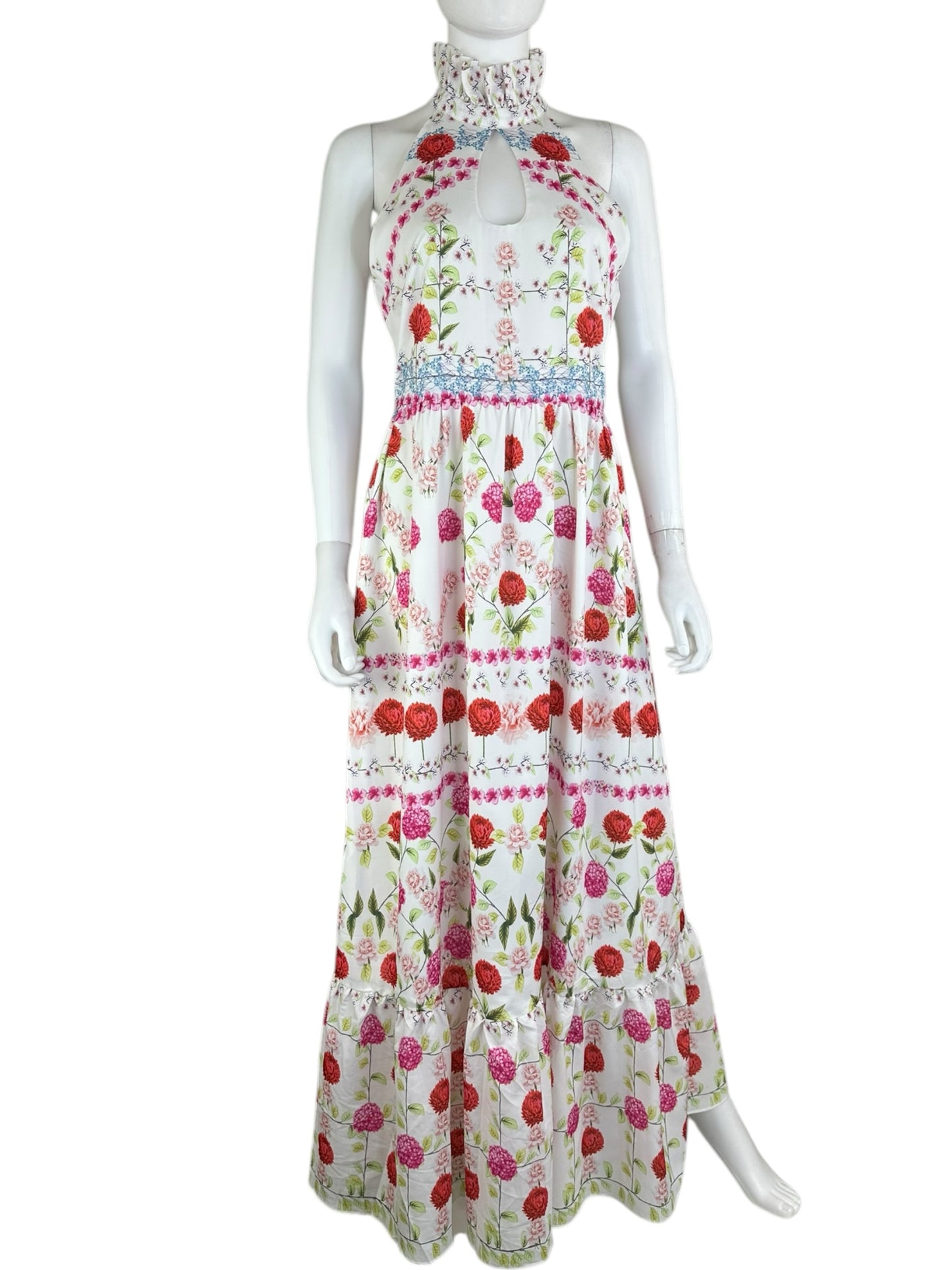 BEULA White Floral Sundress Size M