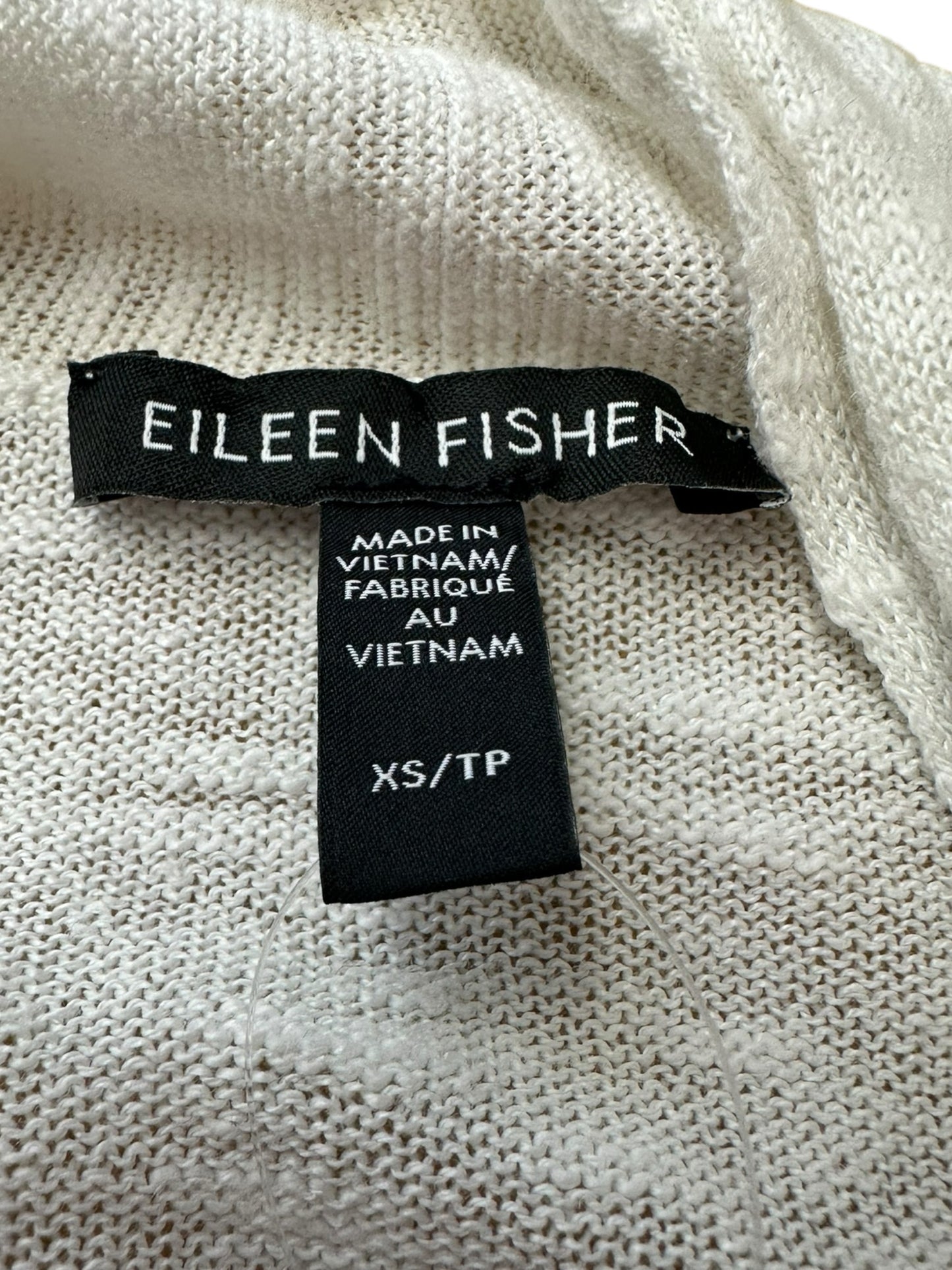 EILEEN FISHER White Duster Size XS