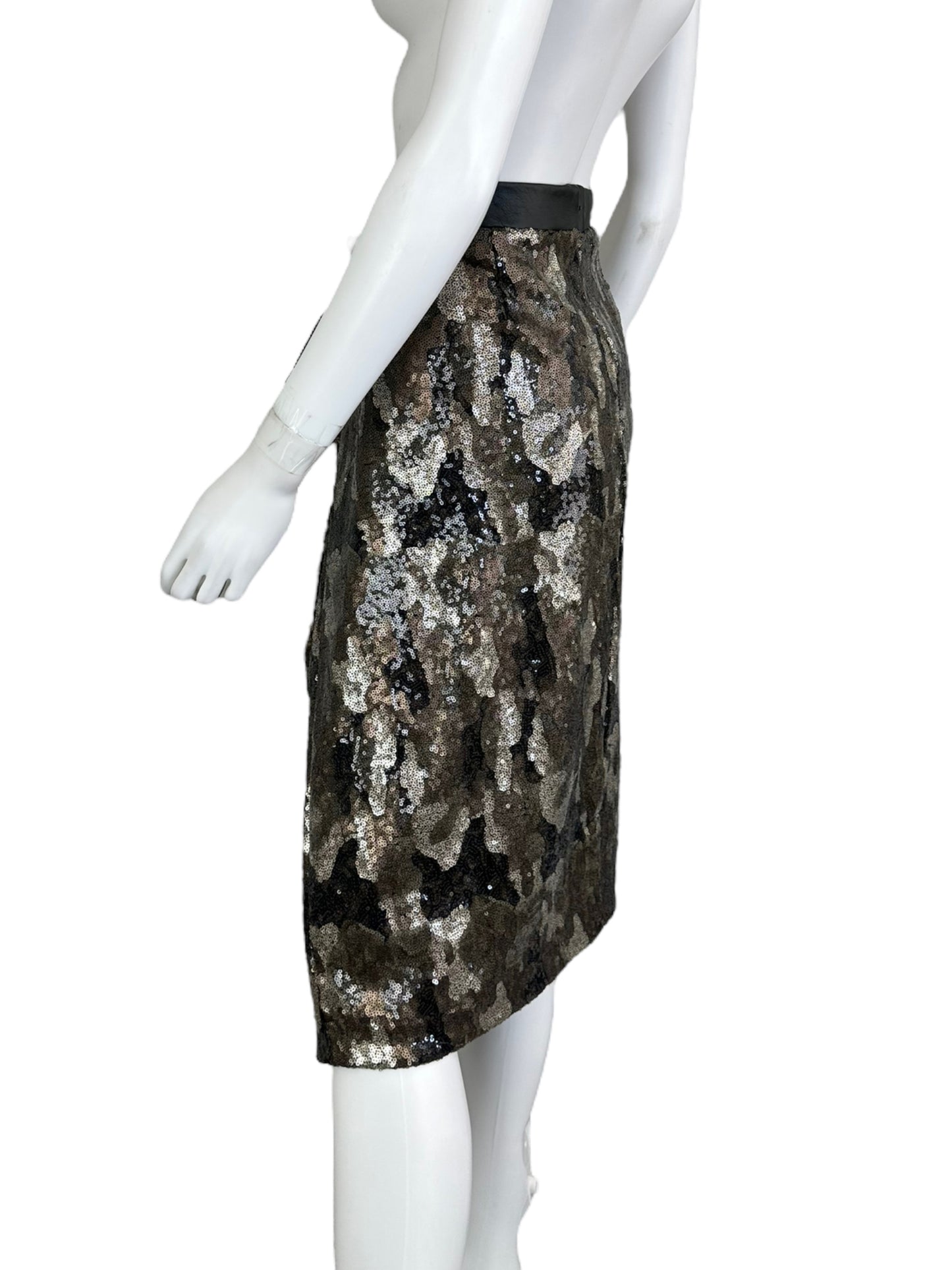 LANE BRYANT NWT Camo Sequin Pencil Skirt Size 24
