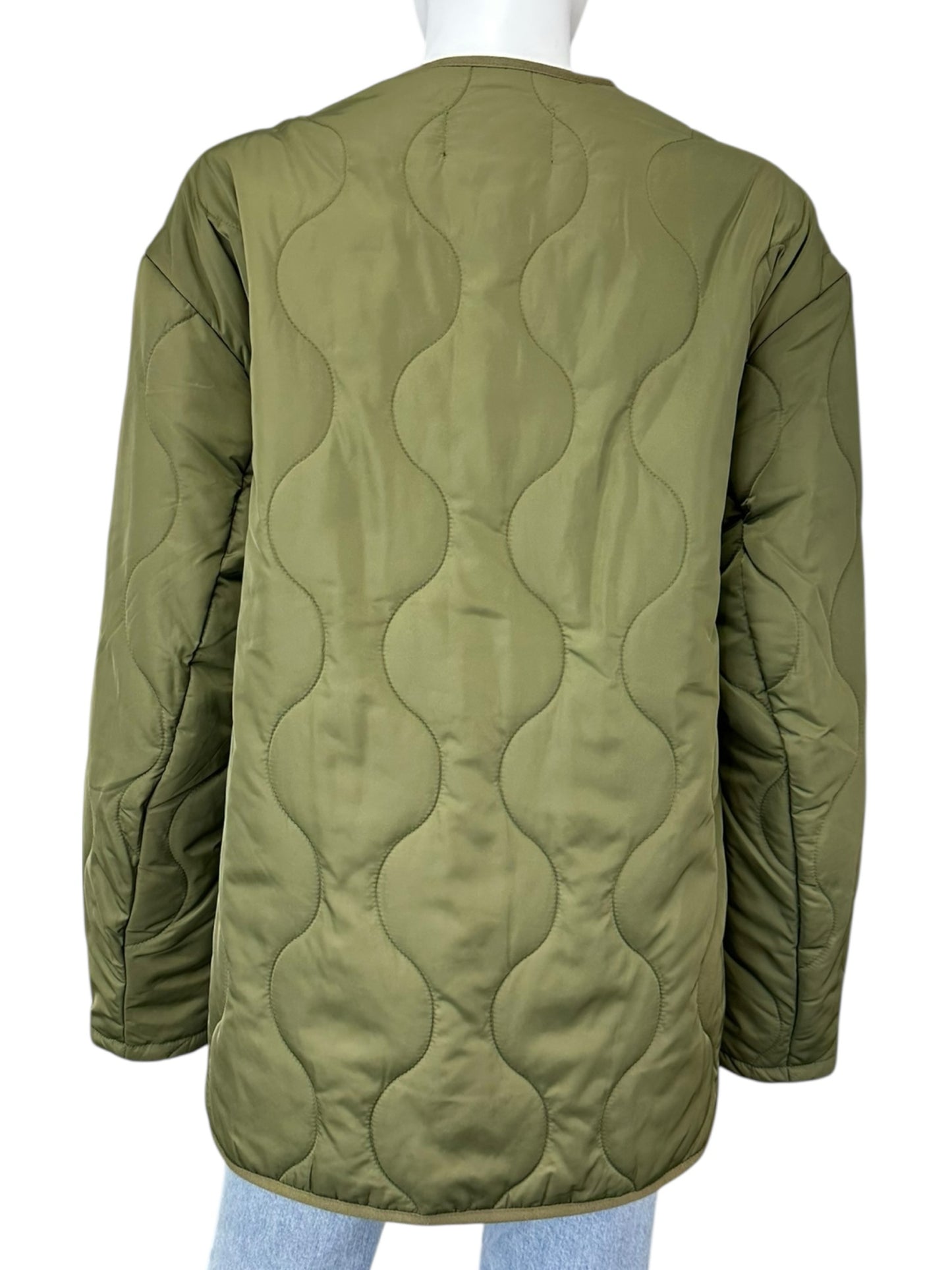 PISTOLA NWT Green Elva Quilted Jacket Size S