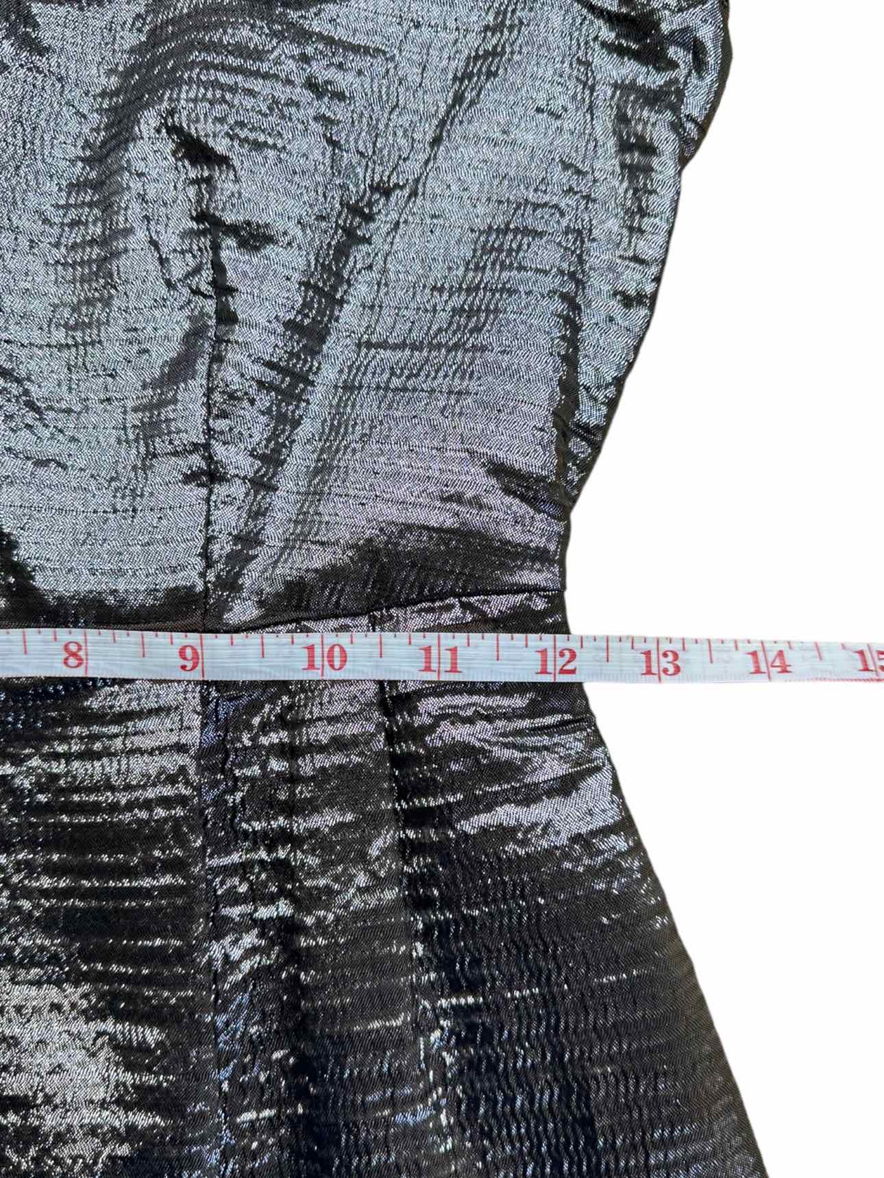 French Connection NWT Silver Princess Helen Cap Sleeve Dress Size 0