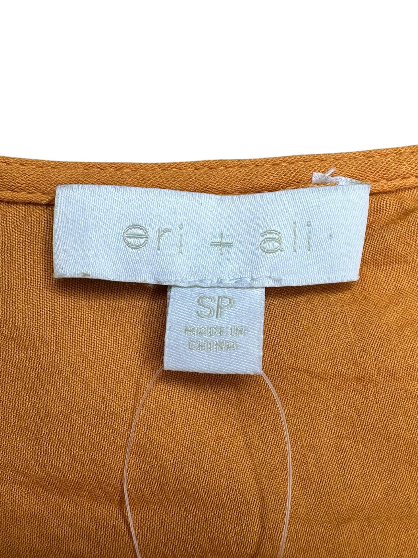 eri + ali Orange Mini Flowy Dress Size SP