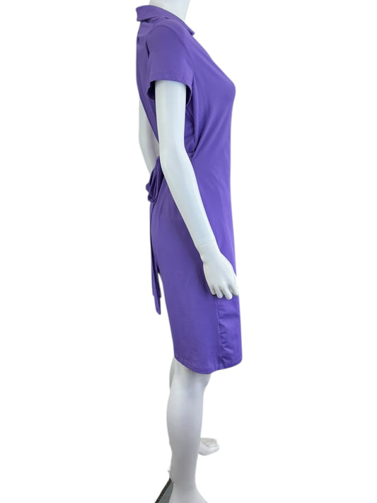 J. McLaughlin Purple Wrap Dress Size M