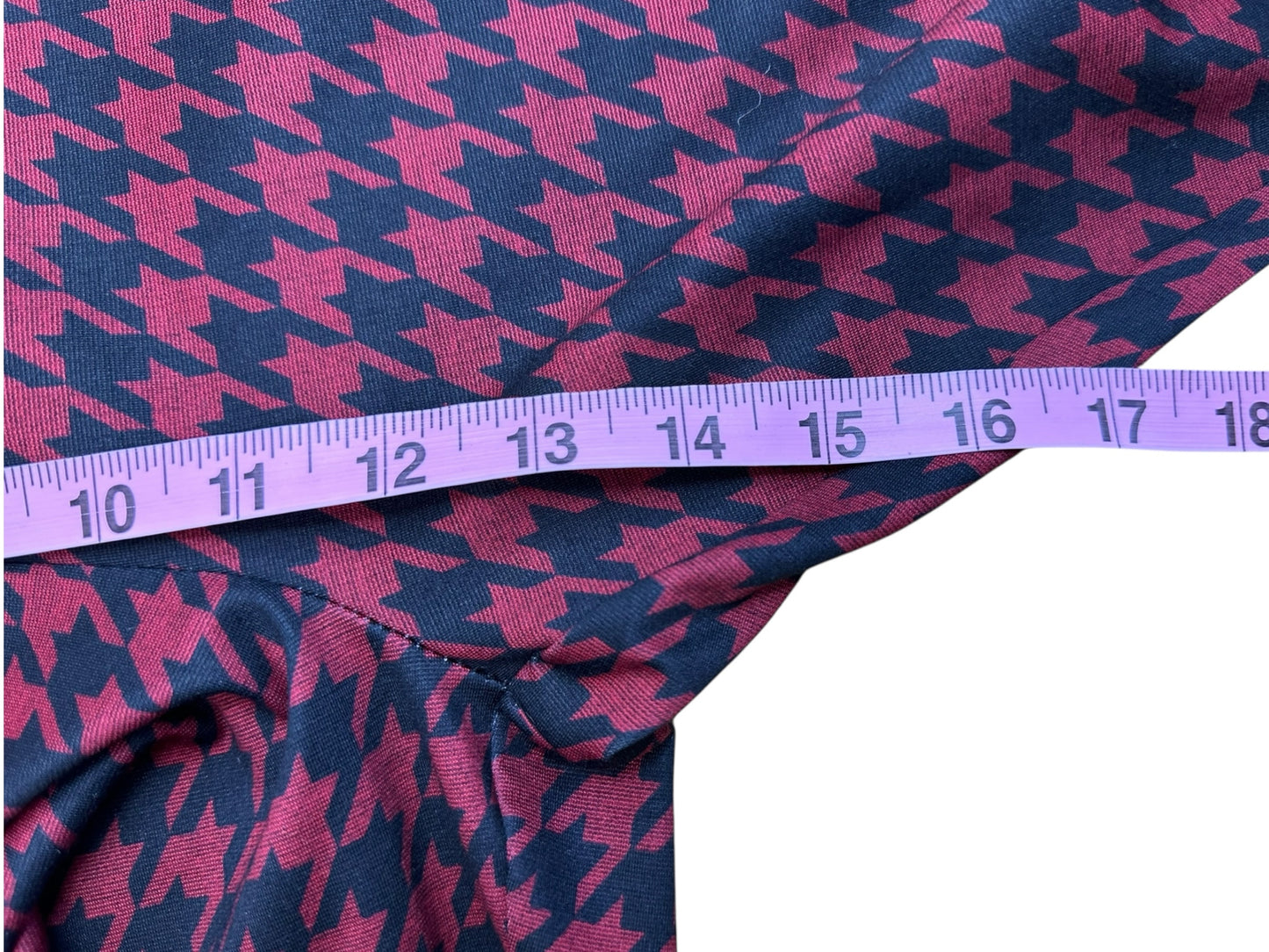 SANCTUARY NWT Red Houndstooth Pants Size M