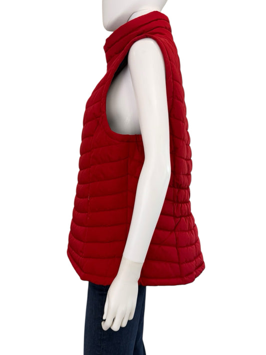 Tommy Hilfiger Red Quilted Puffer Vest Size XL