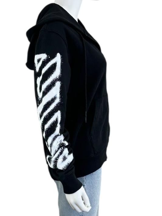 OFF WHITE Black Spray Arrow Jacket Size S