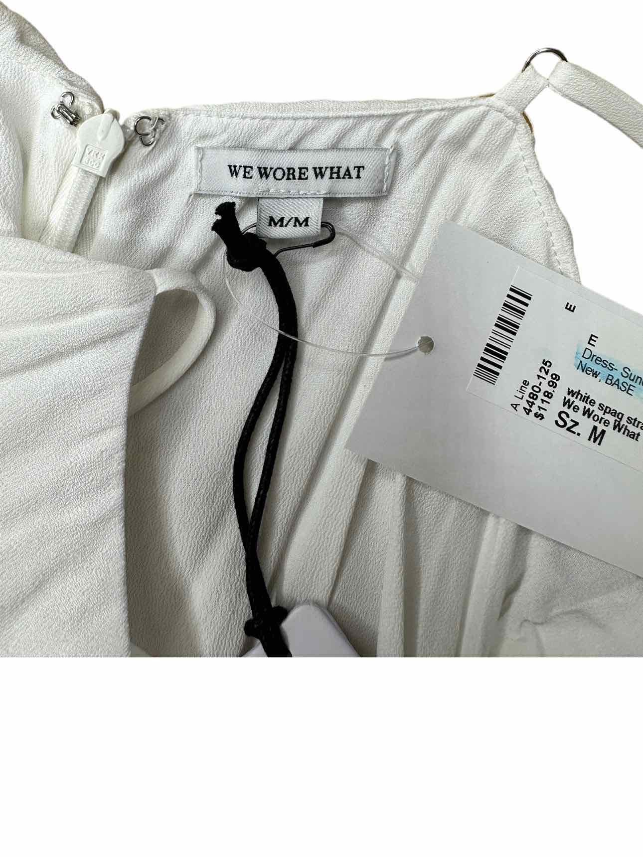 We Wore What NWT White Mini Sundress Size M