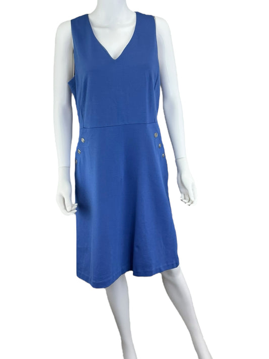 Talbots NWT Blue Midi Dress Size 6