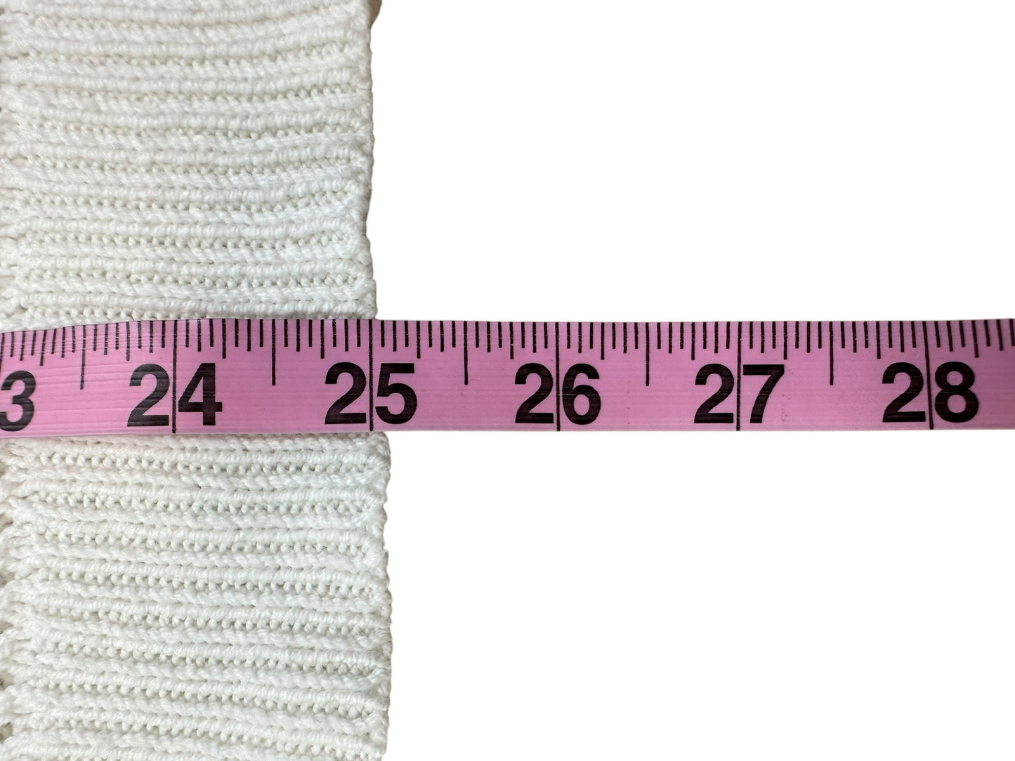 WHITE + WARREN White Cotton Sweater Size S