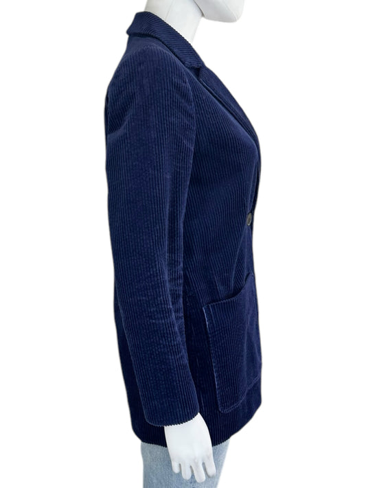 Madewell Blue Corduroy Blazer Size XS