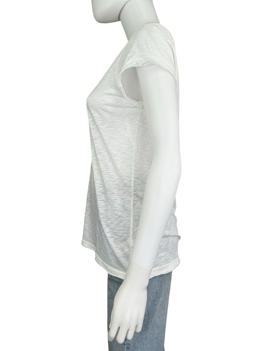 Michael Stars White Graphic Tee Size O/S