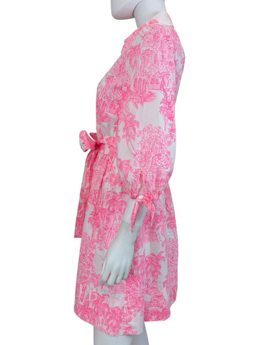 Lilly Pulitzer Pink Amrita Shirt Dress Size 8