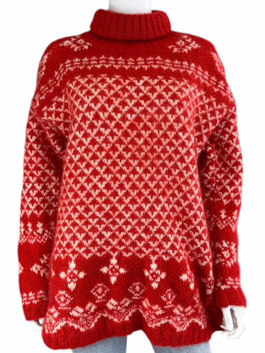 JONES NEW YORK Red Turtleneck Sweater Size L