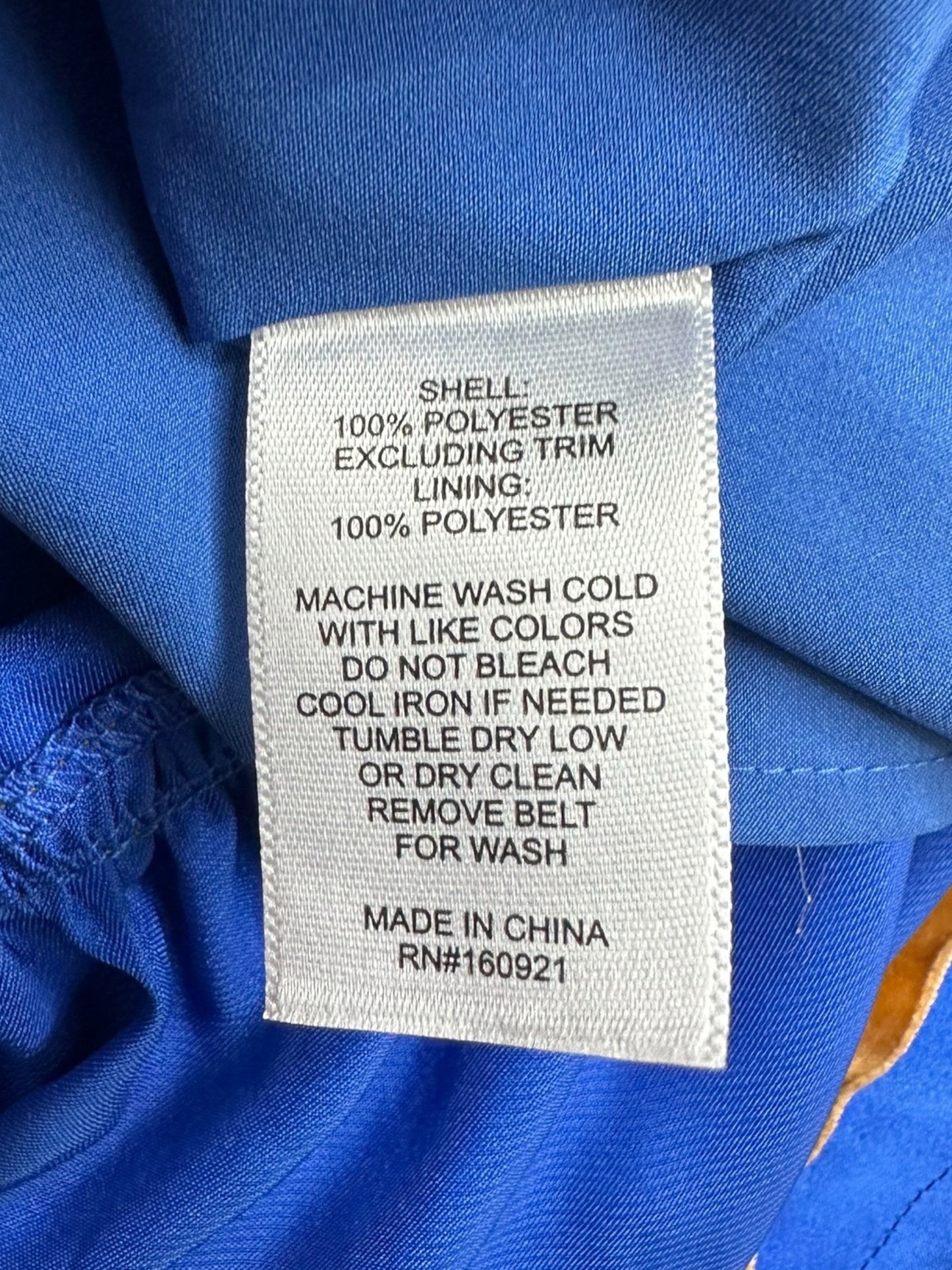 Alden Adair Cobalt Blue Charlotte Mini Dress Size XS