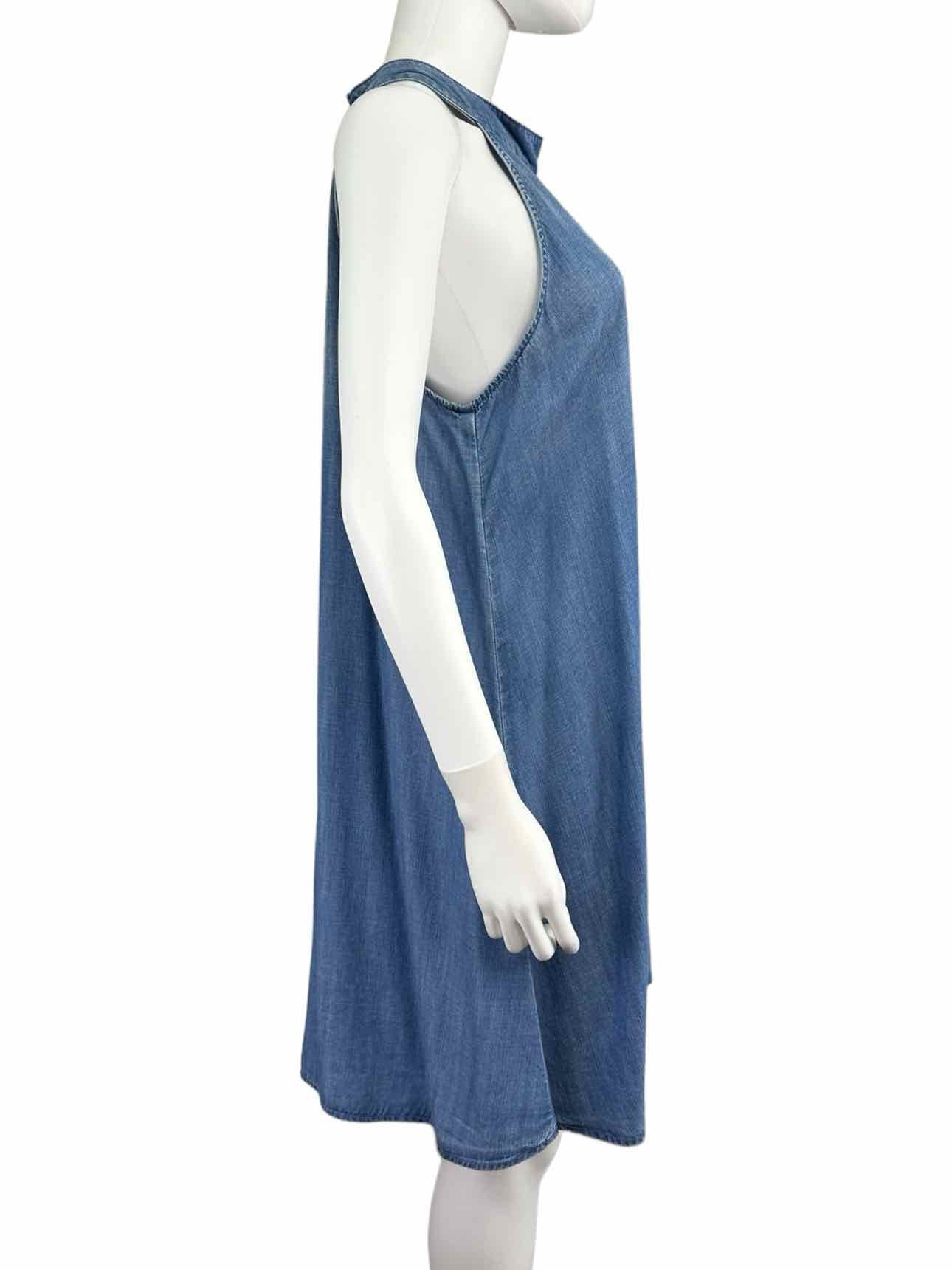 chelsea & violet NWT Blue Chambray Halter Dress Size L