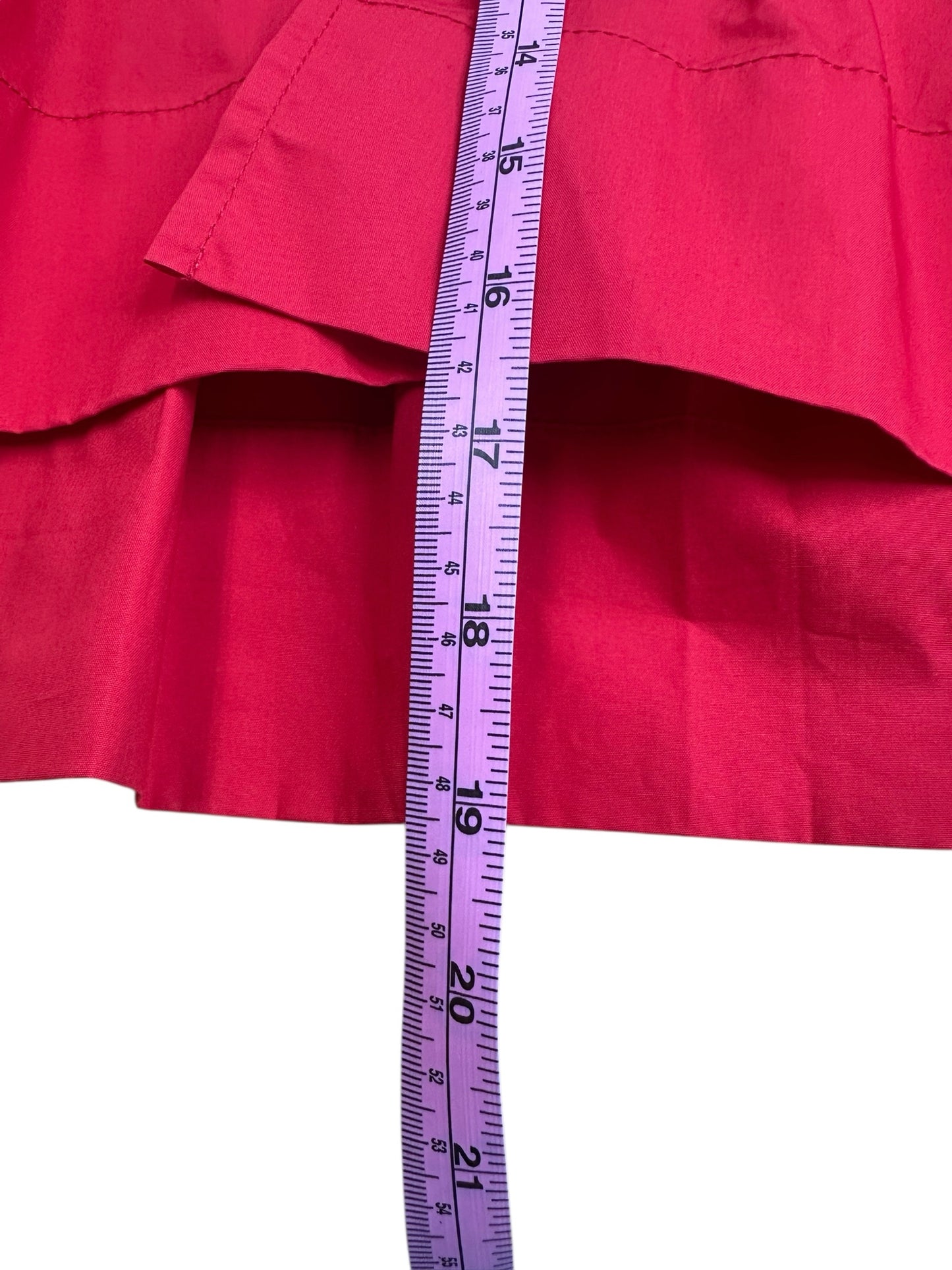 NWT Oliviaceous Red Tie Blouse Size S