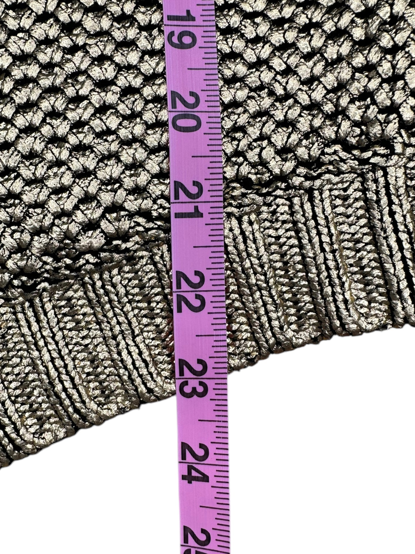 SAKS FIFTH AVENUE Black and Gold Sweater Size XS
