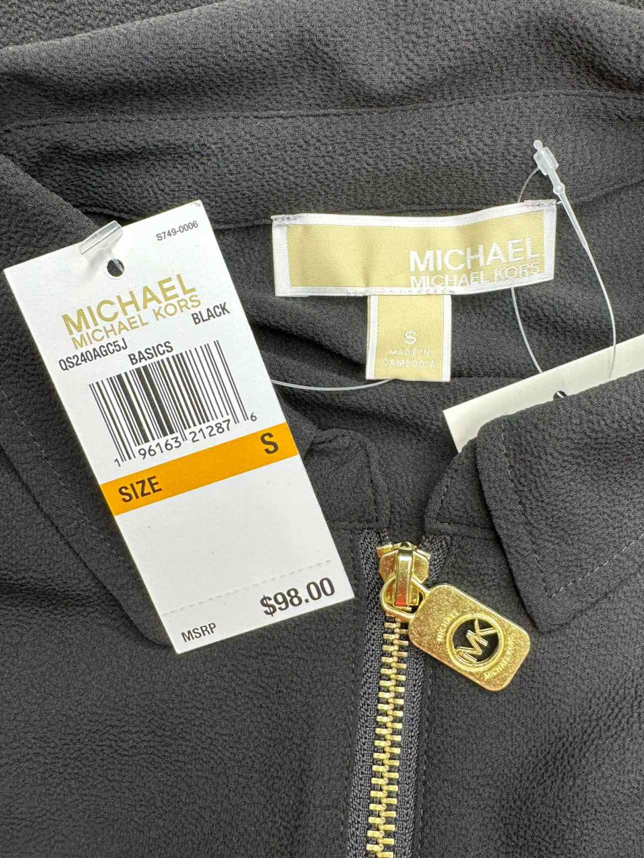 MICHAEL Michael Kors NWT Black Blouse Size S