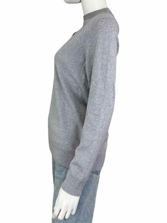 TRINA TURK Gray Merino Wool Sweater Size S