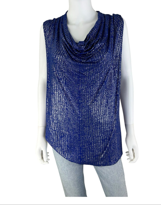 Isabella DeMarco NWT Navy Tank Size XL