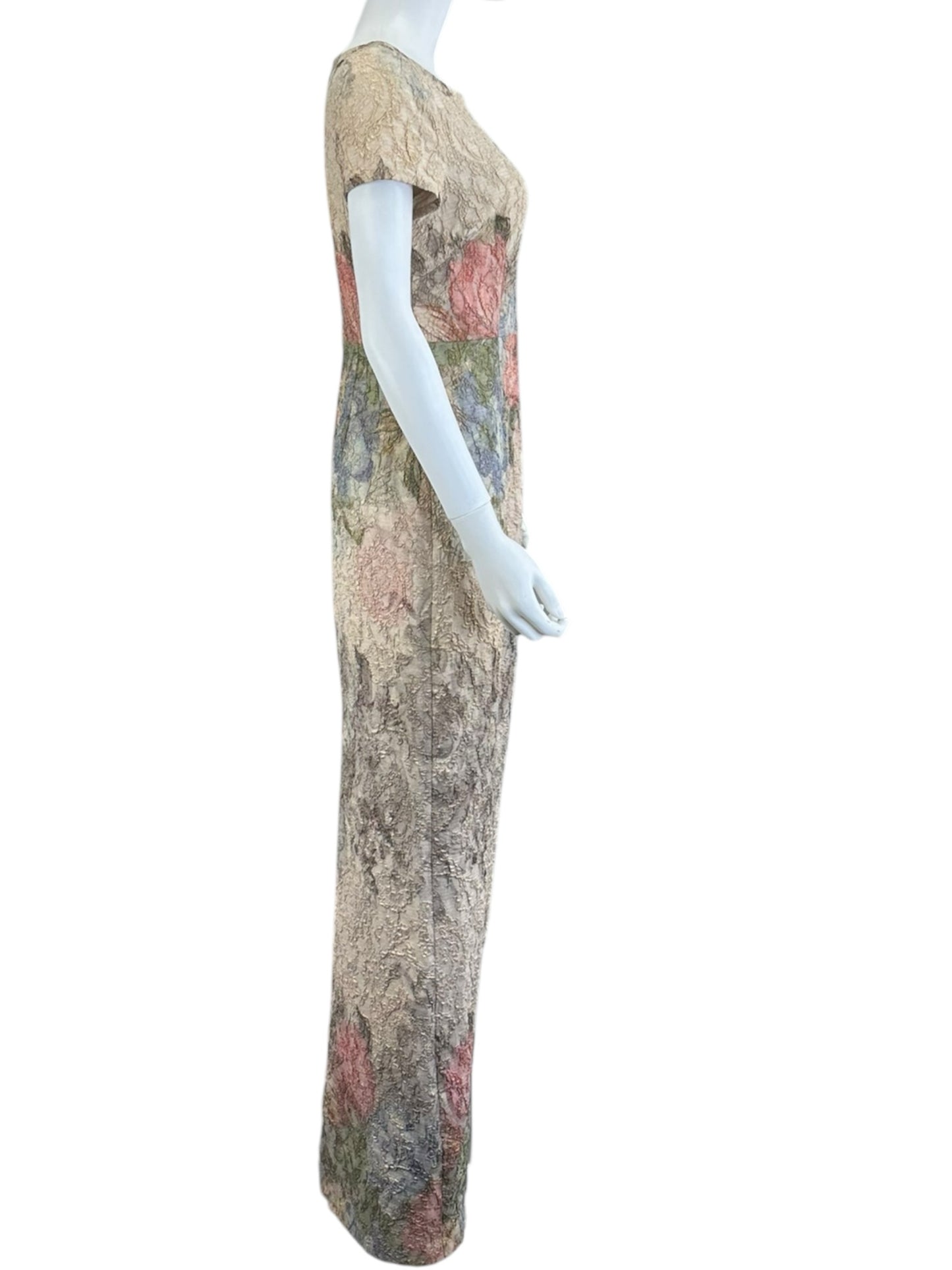 adrianna papell Floral Maxi Dress Size 6