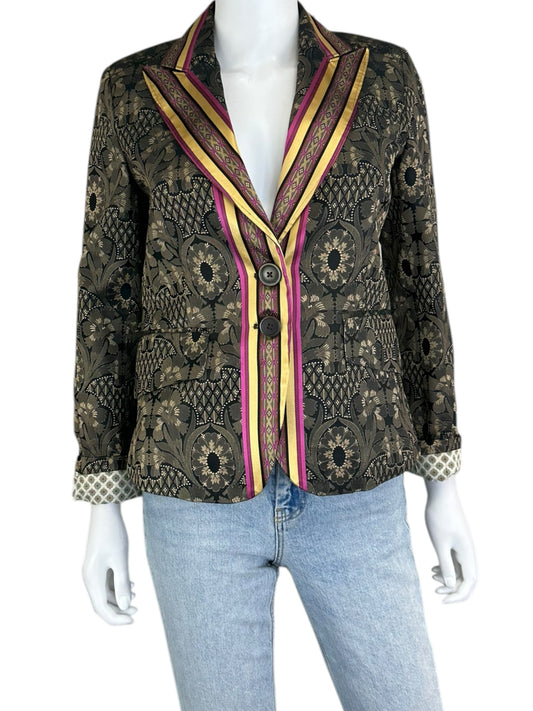 Robert Graham Silk Paisley Blazer Size S