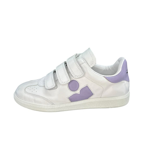 Isabel Marant Beth White/Lilac Low-Top Sneakers Size 37