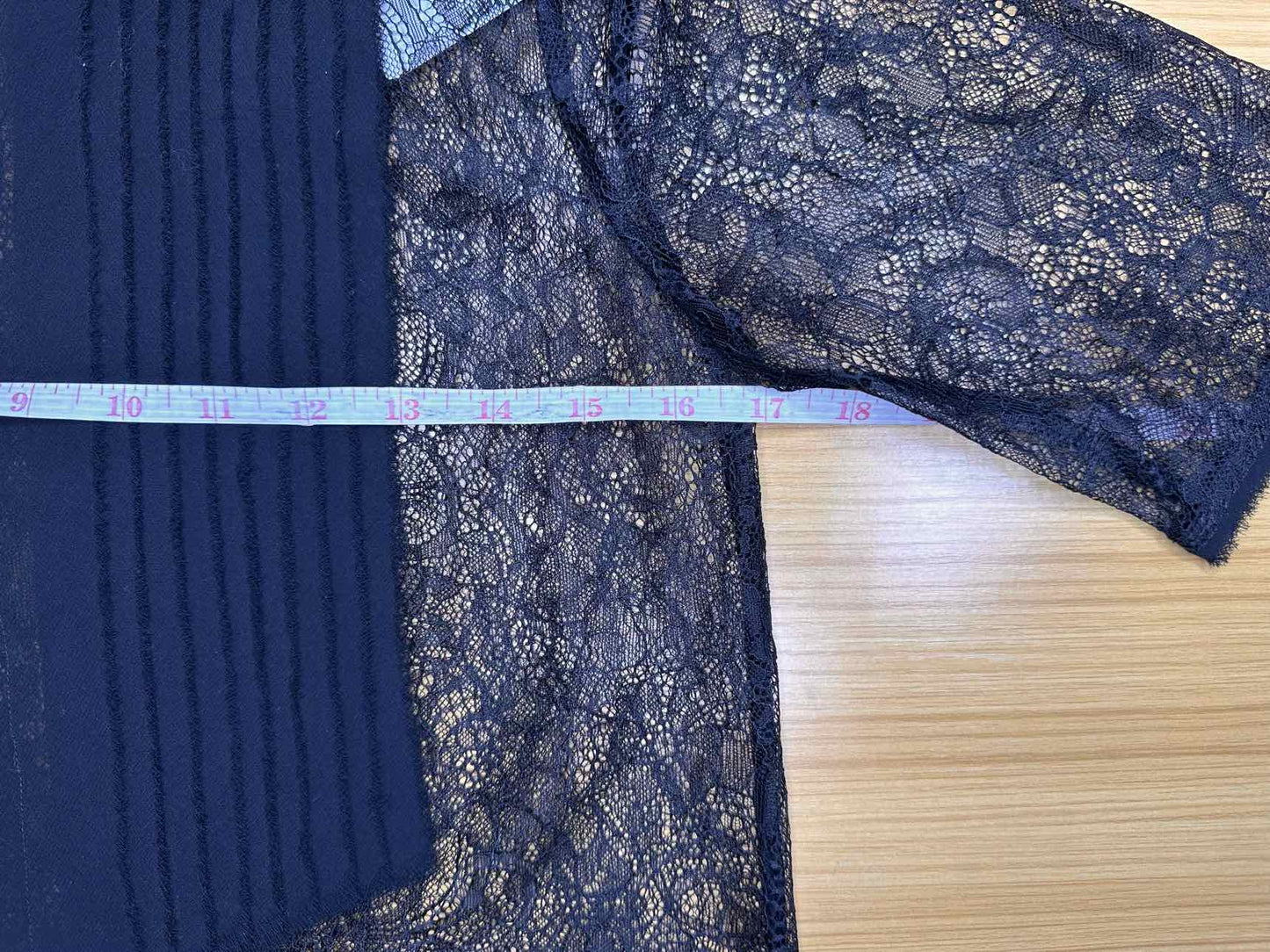 BCBGMAXAZRIA Black Lace Top Size XS