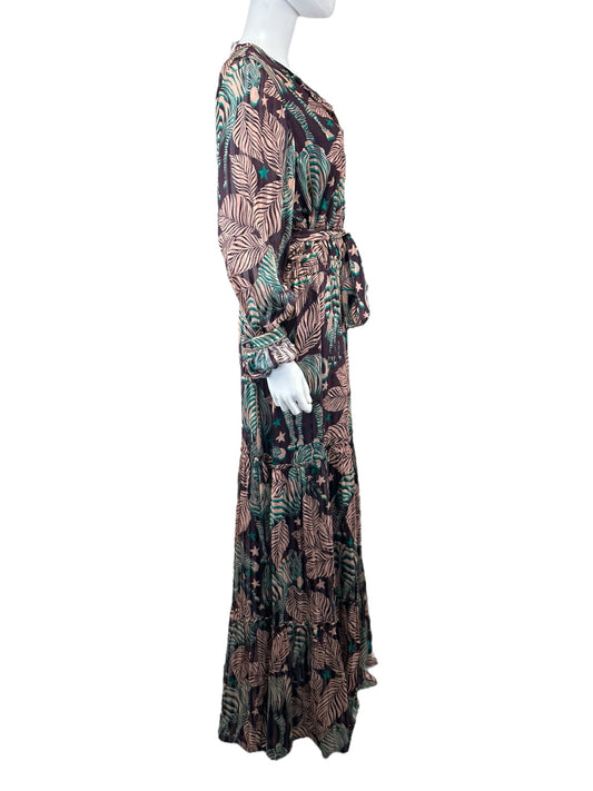 RAMY BROOK NWT 100% Silk Zebra Printed ENYA Dress Size L