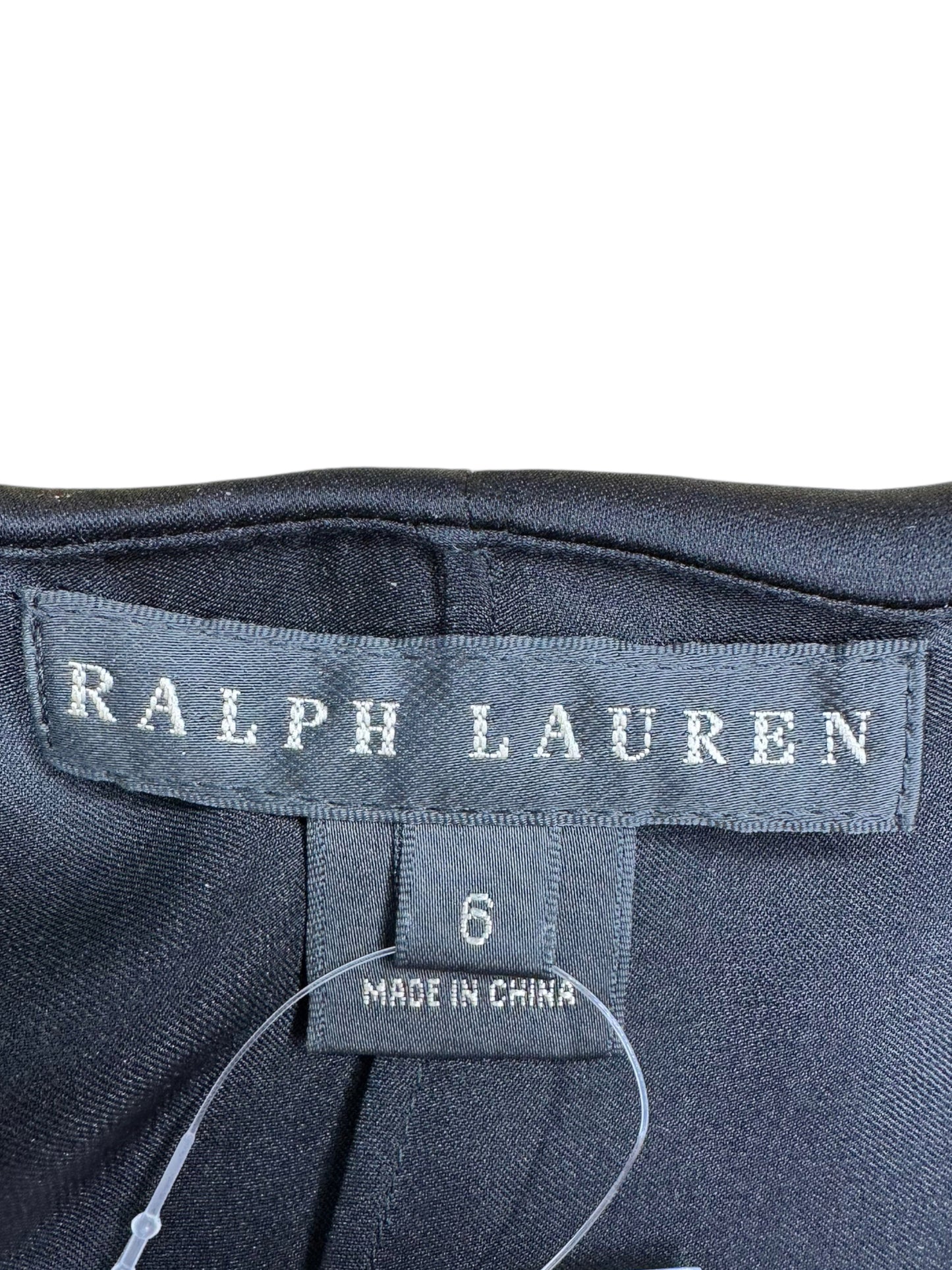 Ralph Lauren Black Label 100% Silk Black Skirt Size 6