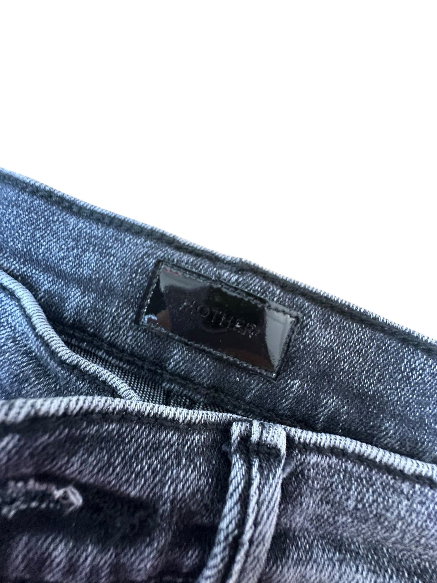 MOTHER Black Cropped Jeans Size 24