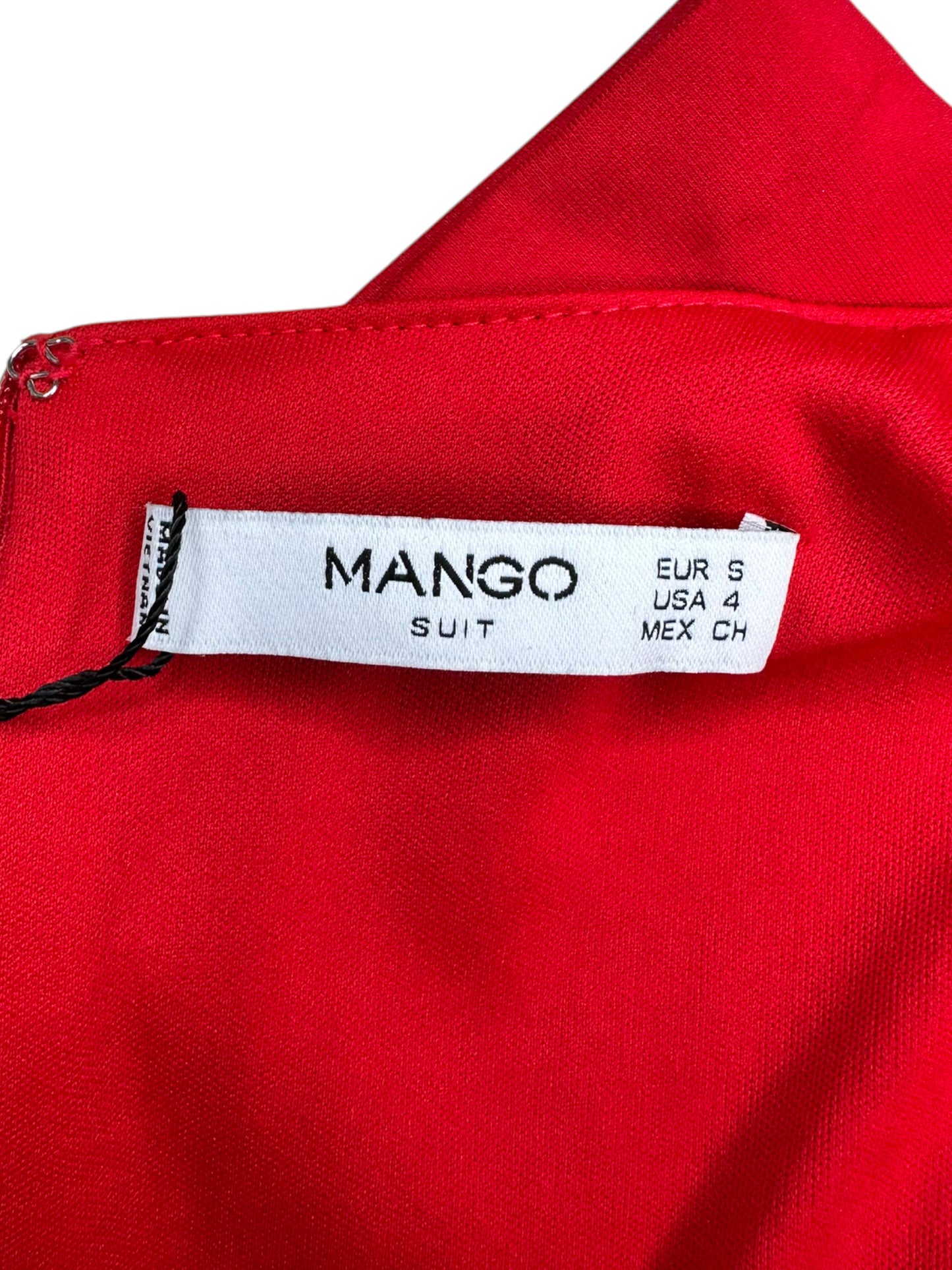 mango NWT Red Bodycon Mini Dress Size 4