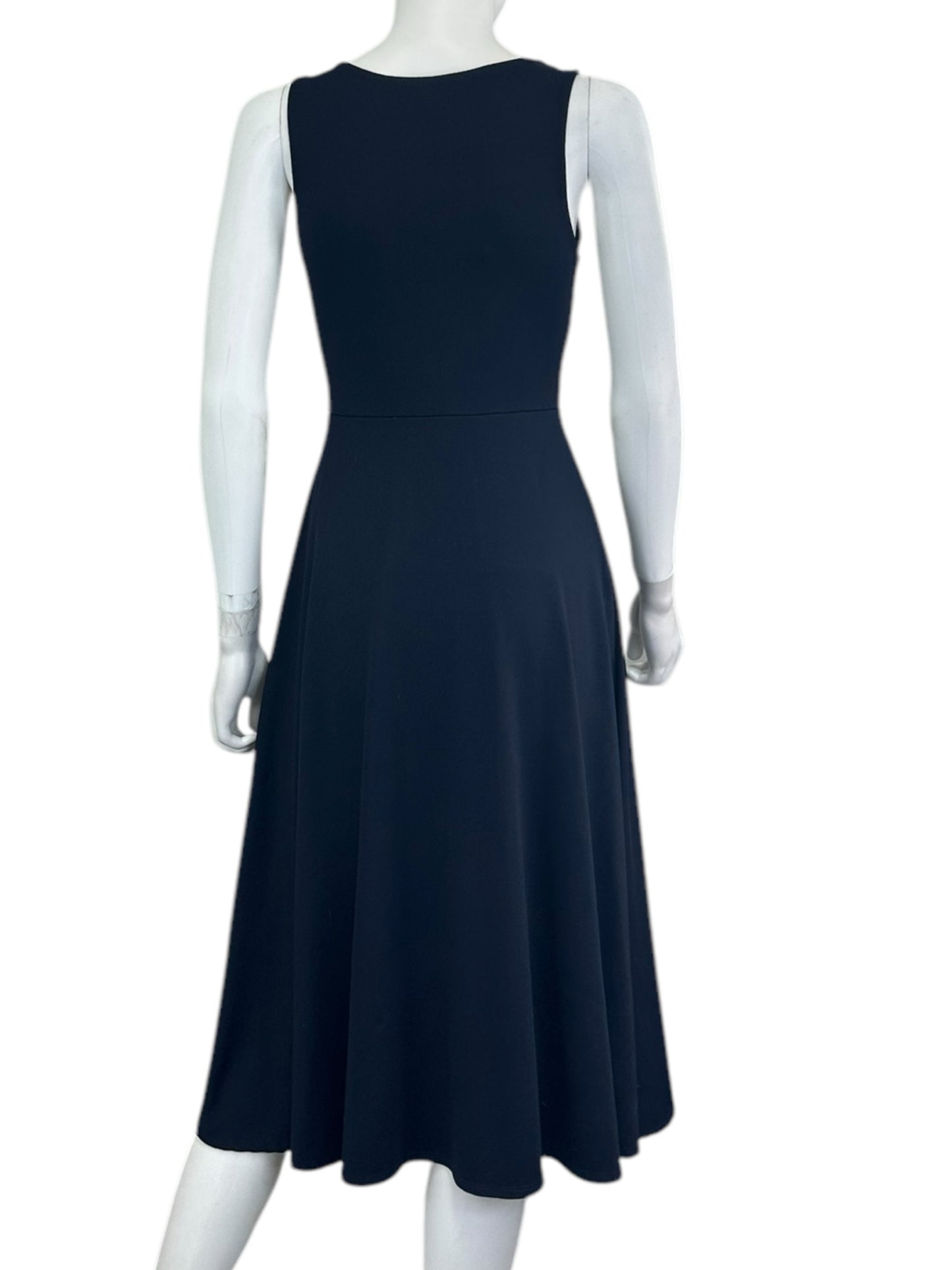 SUSANA MONACO Navy Midi Dress Size S