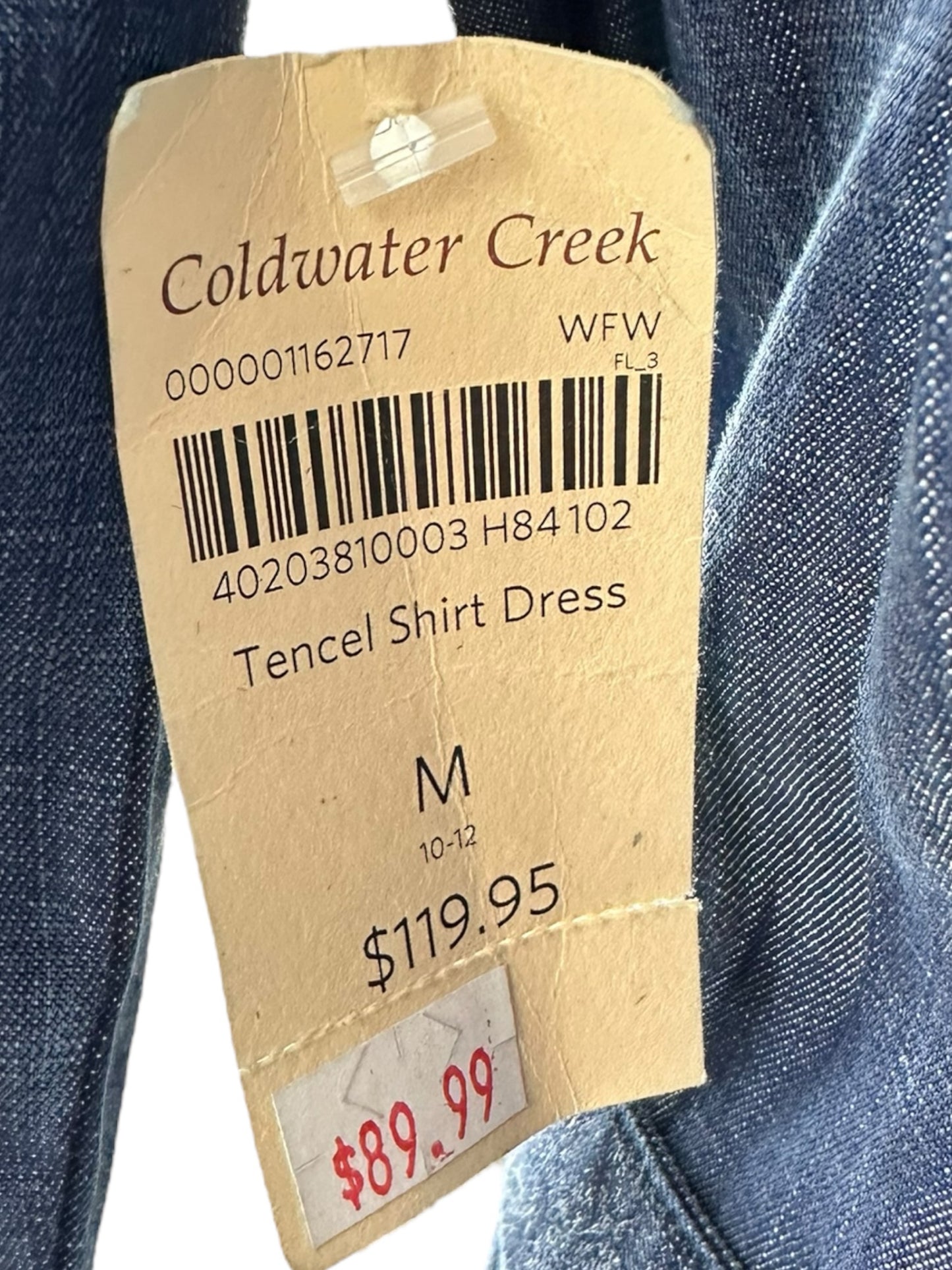Coldwater Creek Demin Mini Dress Size M