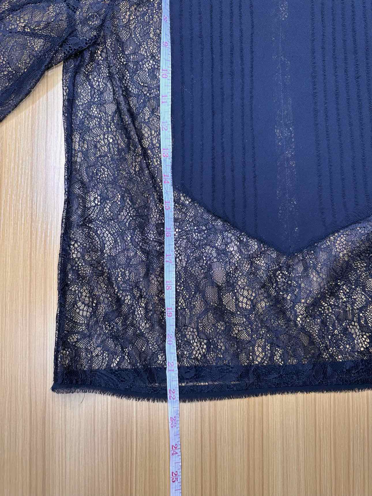 BCBGMAXAZRIA Black Lace Top Size XS