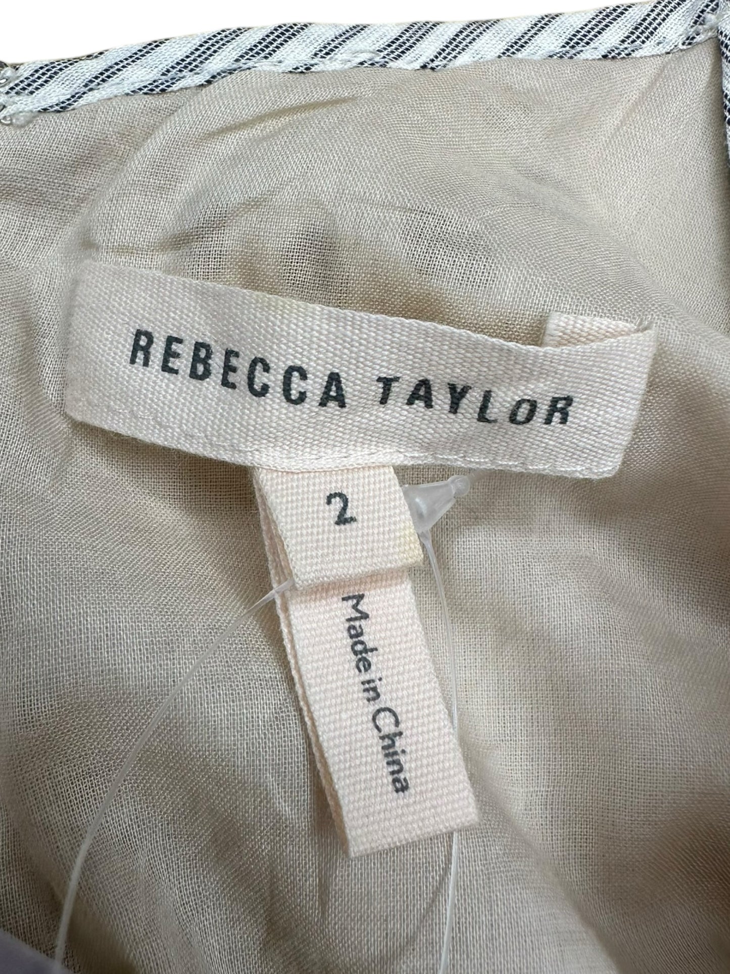 Rebecca Taylor White Mini Dress Size 2