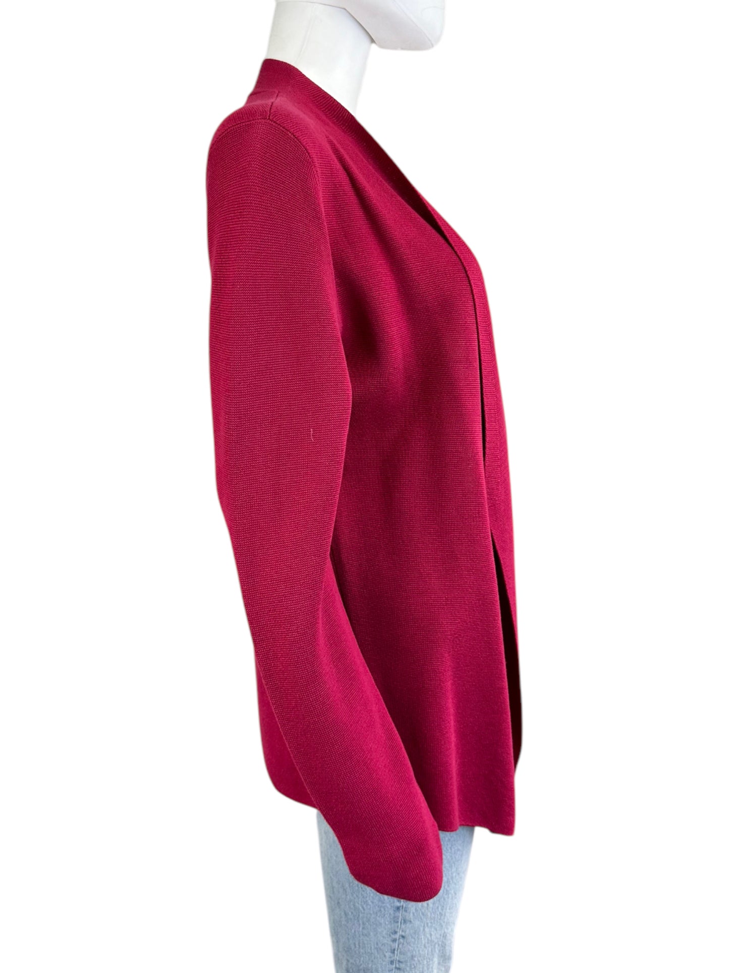 EILEEN FISHER Pink Silk Blend Cardigan Size S