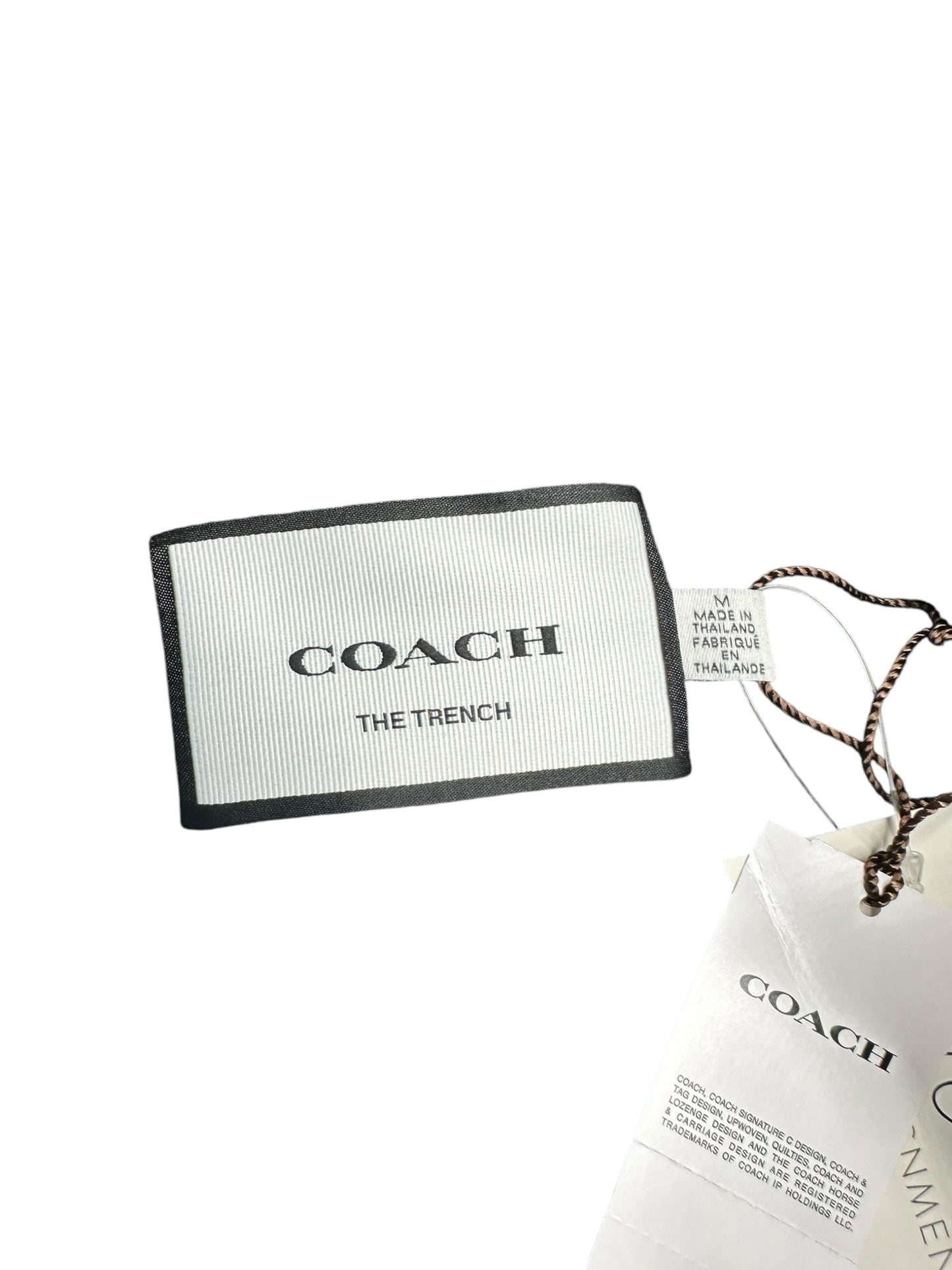 COACH NWT Olive Trench Size M