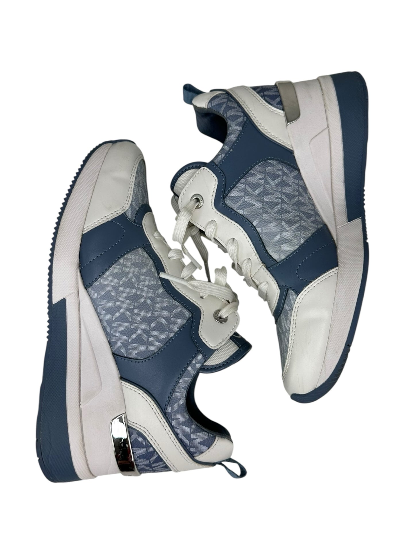 MICHAEL Michael Kors Blue Georgie Trainer High Top Sneakers Size 7