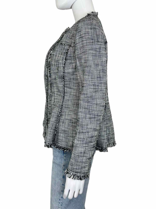 REBECCA TAYLOR Navy Tweed Jacket Size 6