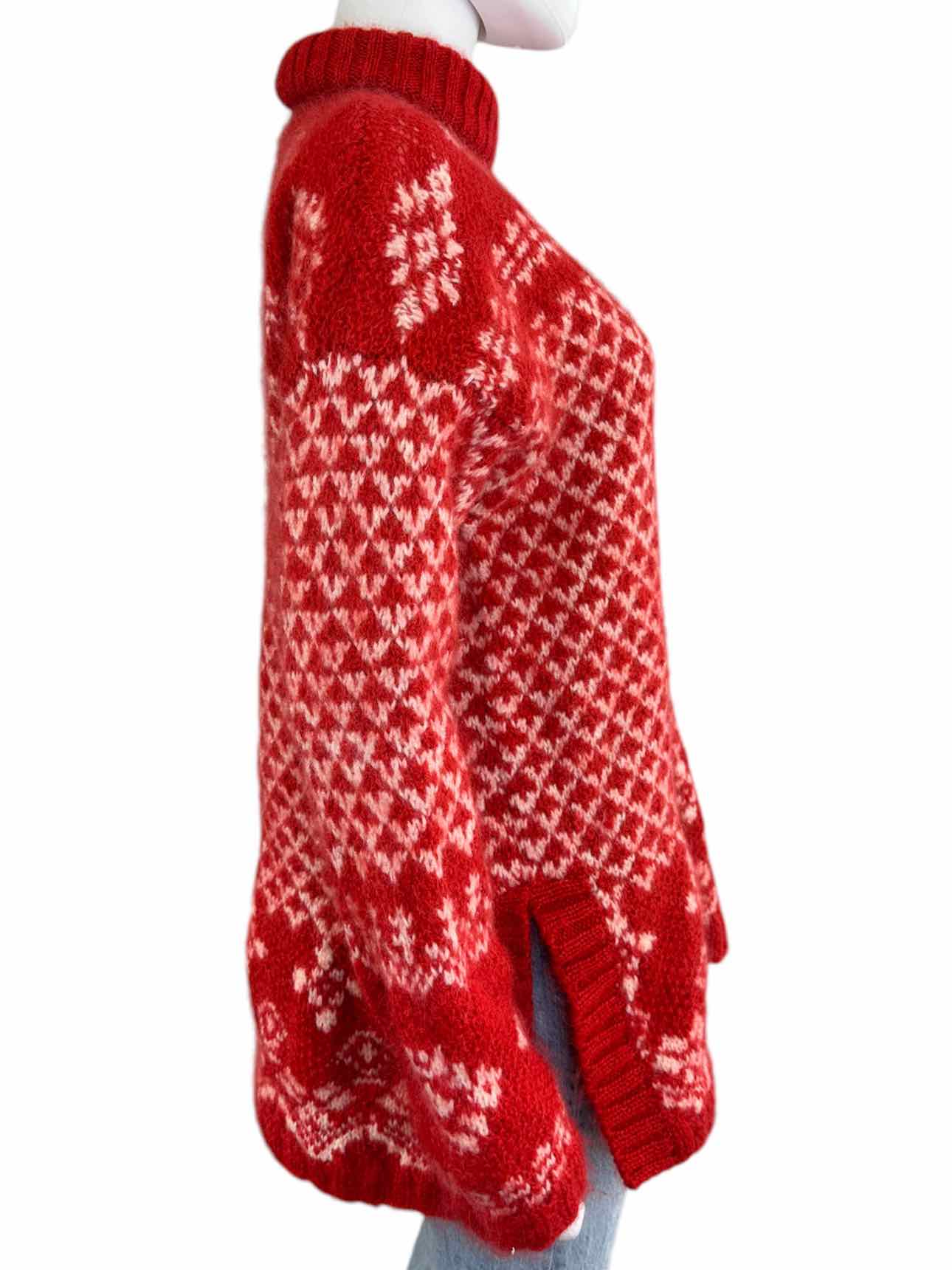JONES NEW YORK Red Turtleneck Sweater Size L