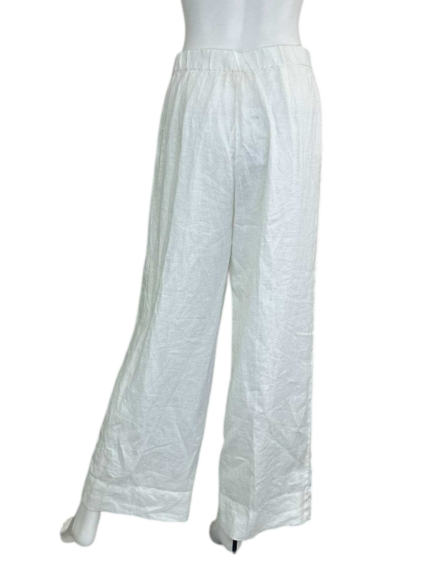 EILEEN FISHER White Linen Pants NWT Size XS