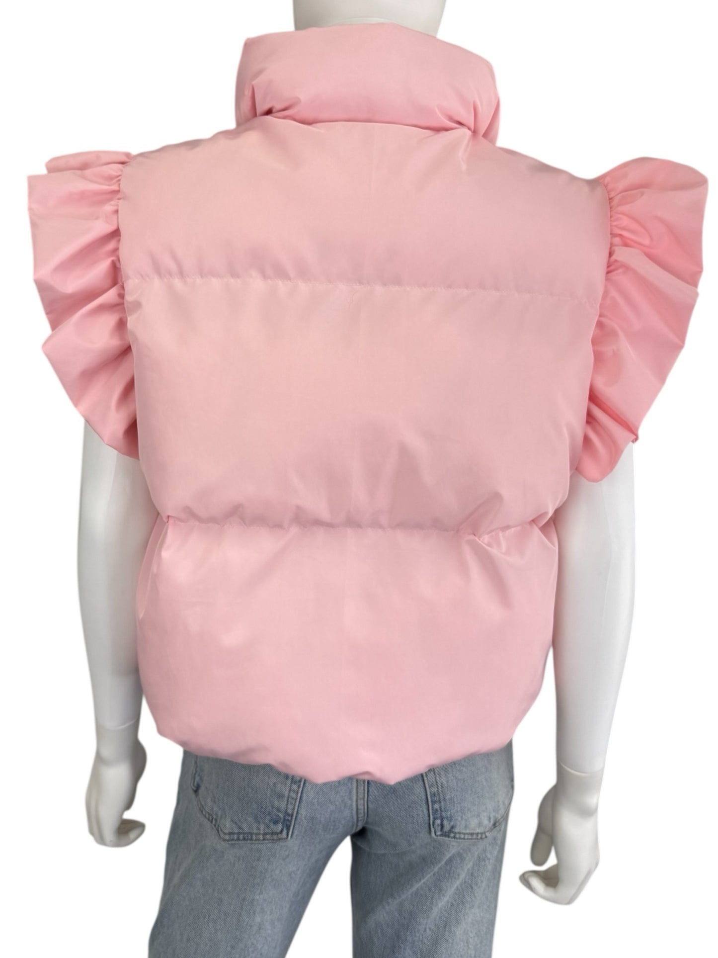 Bucketlist Pink Puffer Jacket Size S