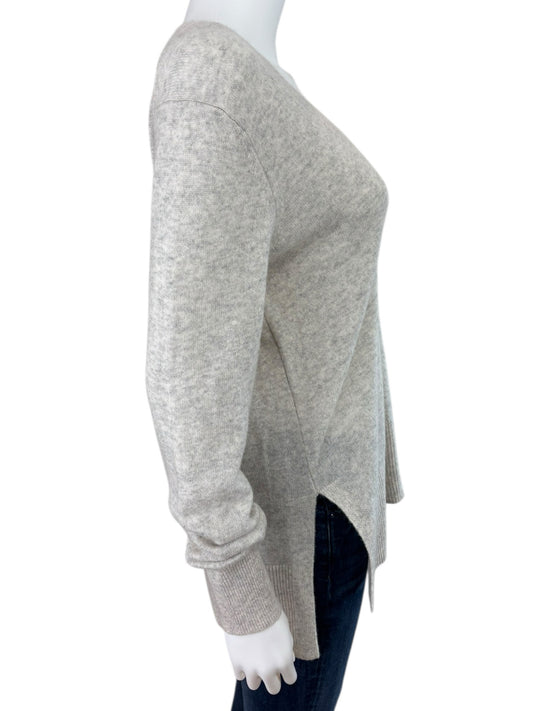 WHITE + WARREN Gray 100% Cashmere Sweater Size XS