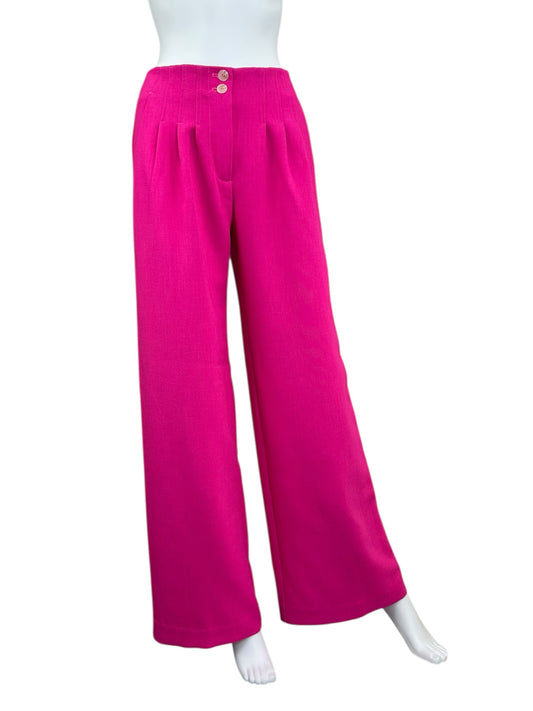 maeve NWT Pink Pleated Wide Leg Trousers Size 2