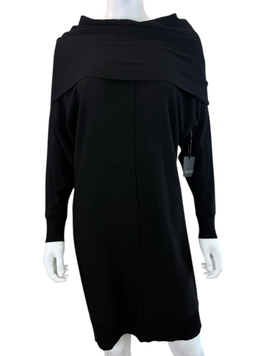 TAHARI NWT Black Sweater Dress Size S