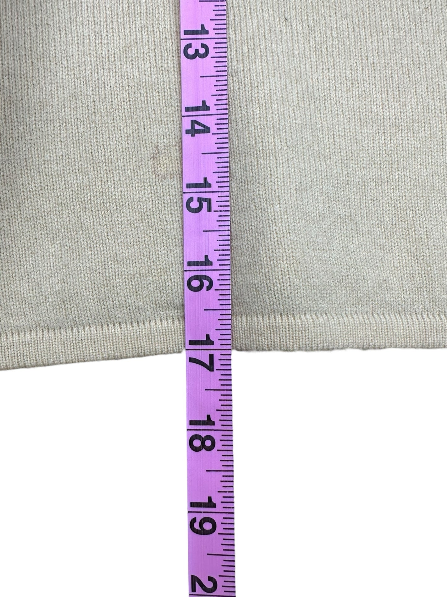 Ann Taylor 100% Cashmere Yellow Sweater Size XS
